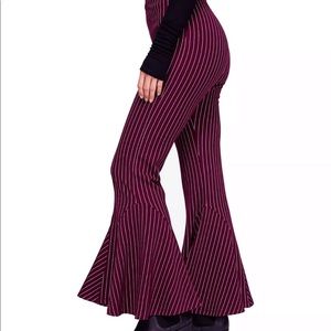 Free People striped dress bellbottoms size 4